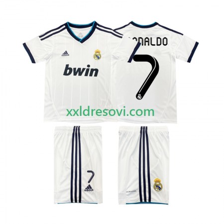 Real Madrid Cristiano Ronaldo 7 2012 2013 Retro Domaći Dječji Nogometni Dres
